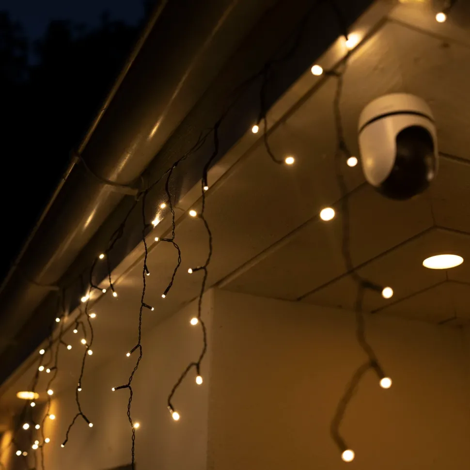 Ljusslinga Istapp 360 LED 10,65 m (svart)