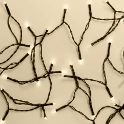Ljusslinga 48 LED 3,5 m, batteridriven (svart)