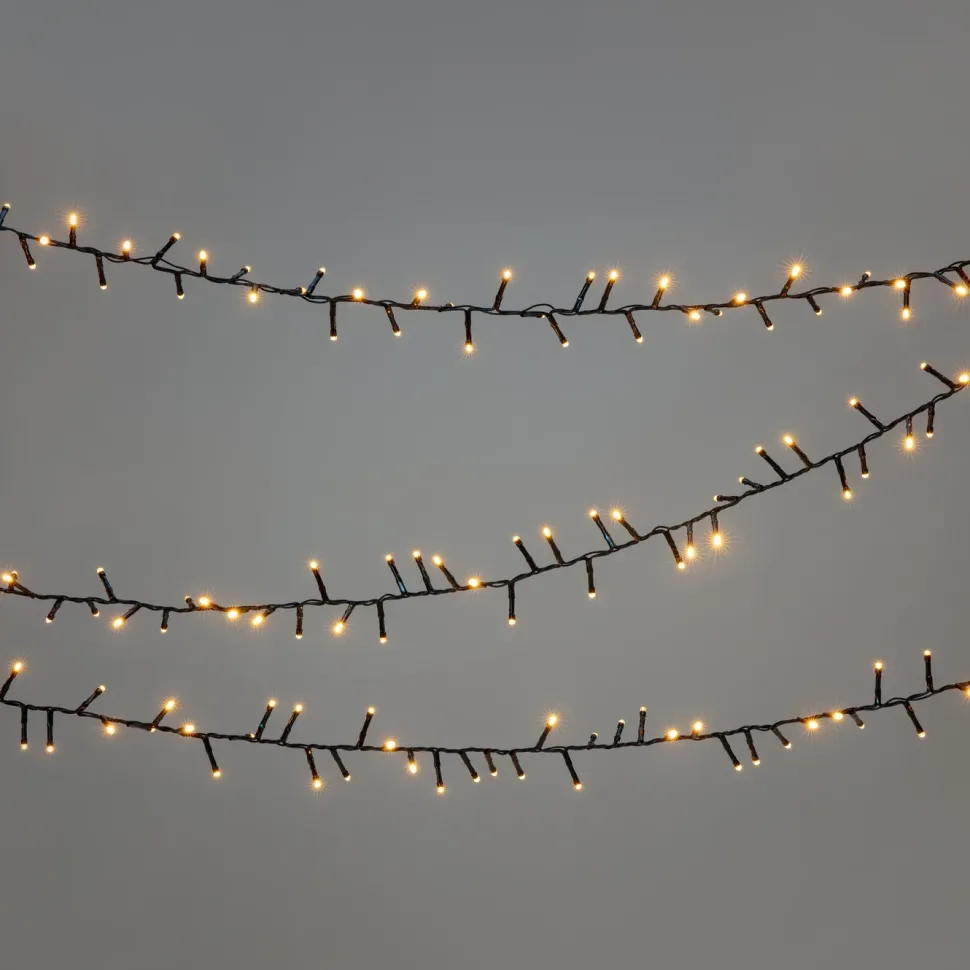Ljusslinga 700 LED 14 m (svart)