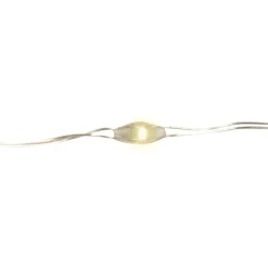 Ljusslinga Micro 40 LED 1,95 m, batteridriven (silver)