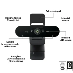 Logitech Brio 4K webbkamera
