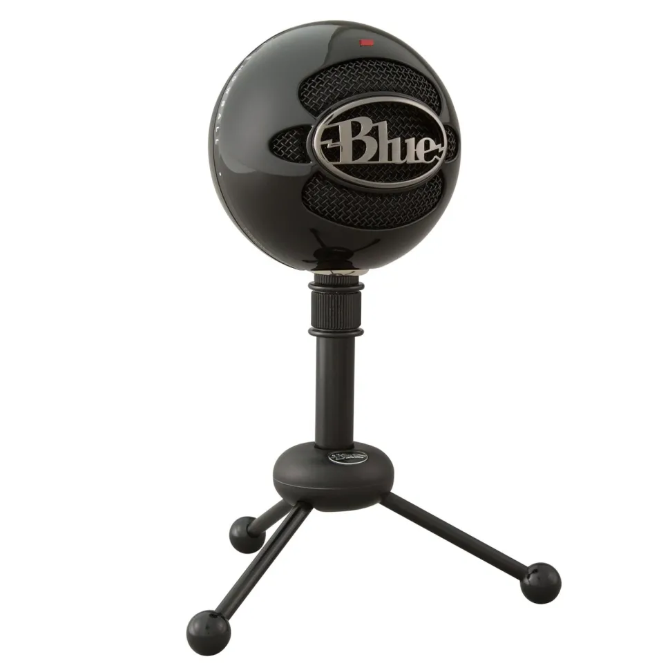 Logitech C Blue Snowball USB-stereomikrofon Svart
