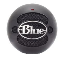 Logitech C Blue Snowball USB-stereomikrofon Svart