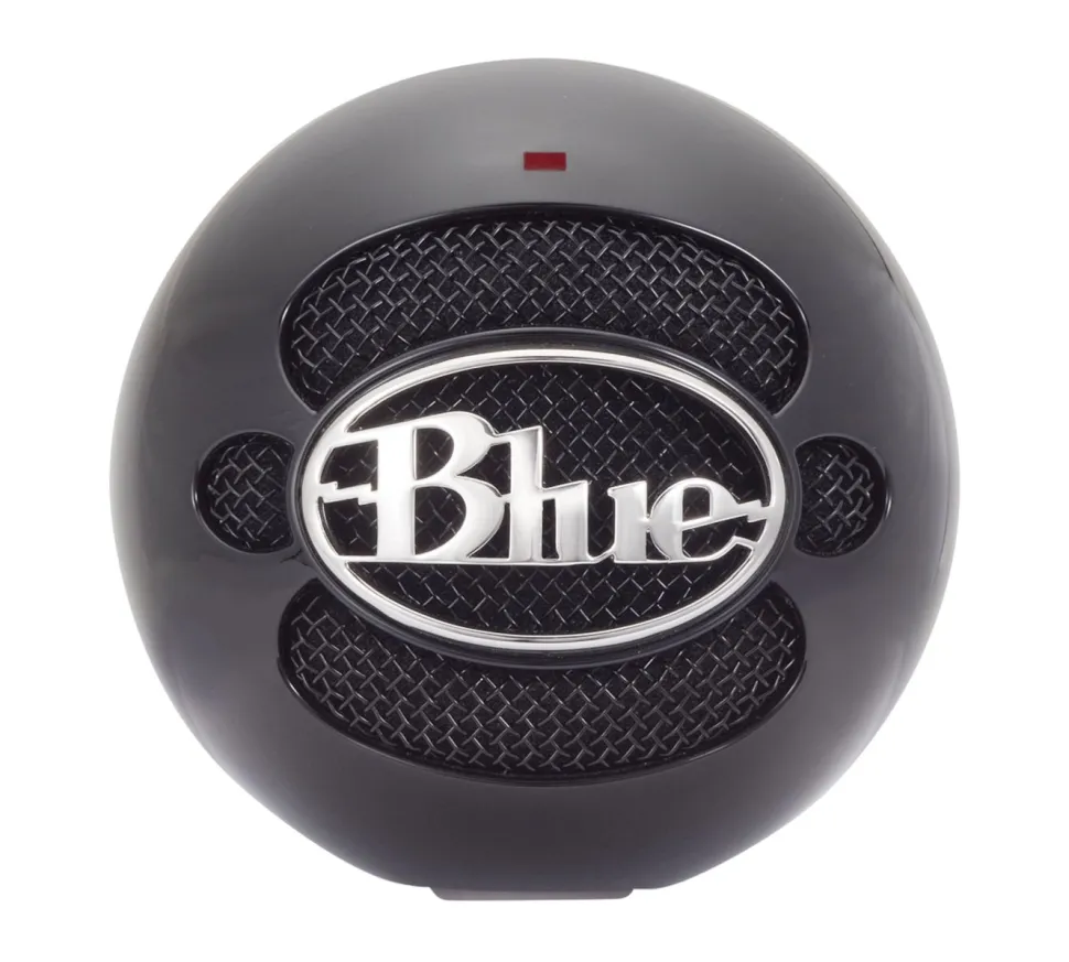 Logitech C Blue Snowball USB-stereomikrofon Svart