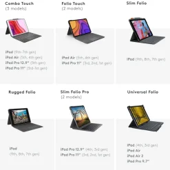 Logitech Combo Touch för iPad Pro 11” (1-4th gen.)