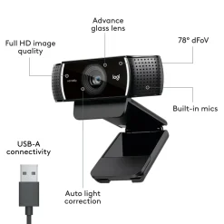 Logitech C922 Pro Stream webbkamera