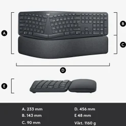 Logitech Ergo K860 Ergonomiskt tangentbord