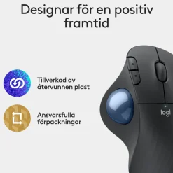 Logitech Ergo M575S Trådlös mus med styrkula