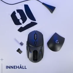 Logitech G G309 Lightspeed Trådlös datormus Svart