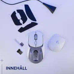 Logitech G G309 Lightspeed Trådlös datormus Vit