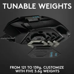 Logitech G 502 Hero Gaming-mus för proffs