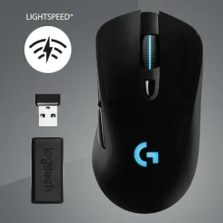 Logitech G 703 Lightspeed Hero Trådlös gaming-mus för proffs