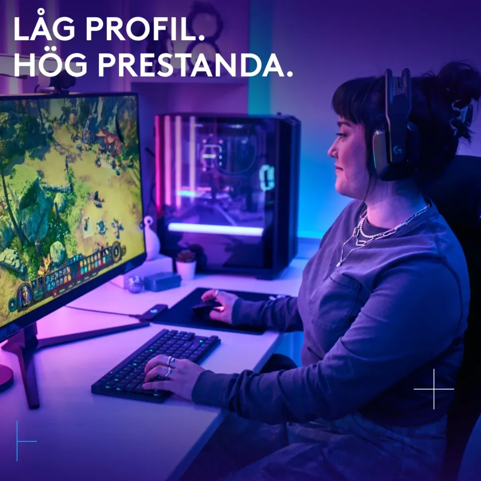 Logitech G515 Lightspeed TKL Tactile Svart