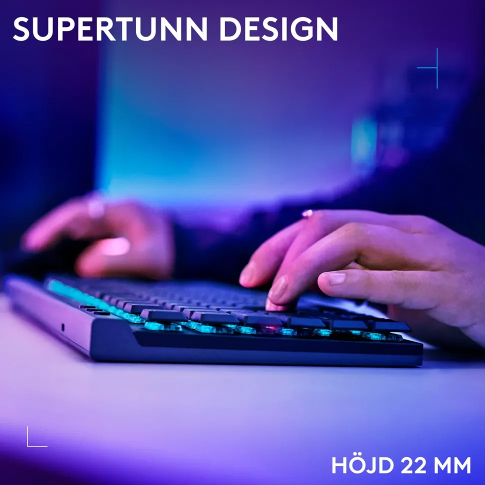 Logitech G515 Lightspeed TKL Tactile Svart
