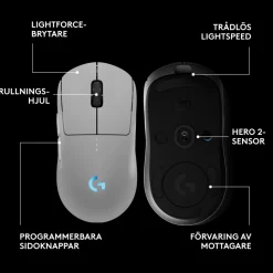 Logitech G Pro 2 Trådlös gaming-mus för proffs Vit