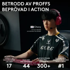 Logitech G Pro 2 Trådlös gaming-mus för proffs Svart