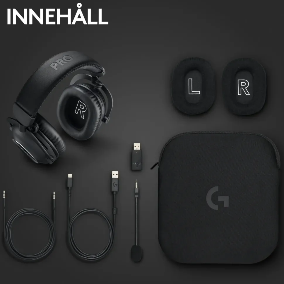 Logitech G Pro X 2 Lightspeed trådlöst headset