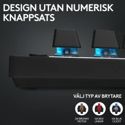 Logitech G Pro X TKL Lightspeed Gaming-tangentbord