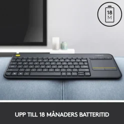 Logitech K400 Plus Trådlöst tangentbord med Touchpad