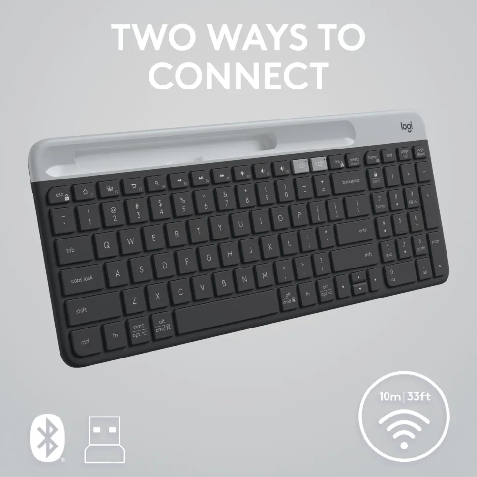 Logitech K580 Slim Trådlöst tangentbord