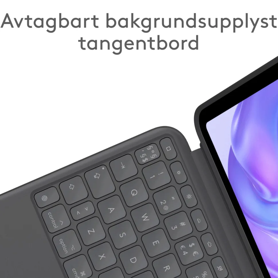 Logitech Logitech Combo Touch för iPad Pro 11" (M4, 2024)