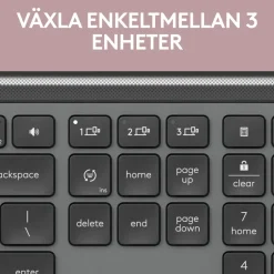 Logitech MK950 Signature Slim Trådlöst tangentbord och mus