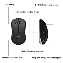 Logitech MK540 Trådlöst tangentbord och mus