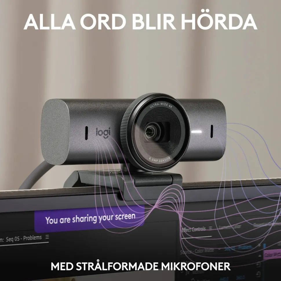 Logitech MX Brio 4K webbkamera