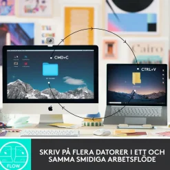 Logitech MX Keys Mini Trådlöst tangentbord Grå
