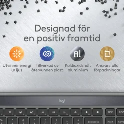 Logitech Signature Slim Solar+ Trådlöst tangentbord