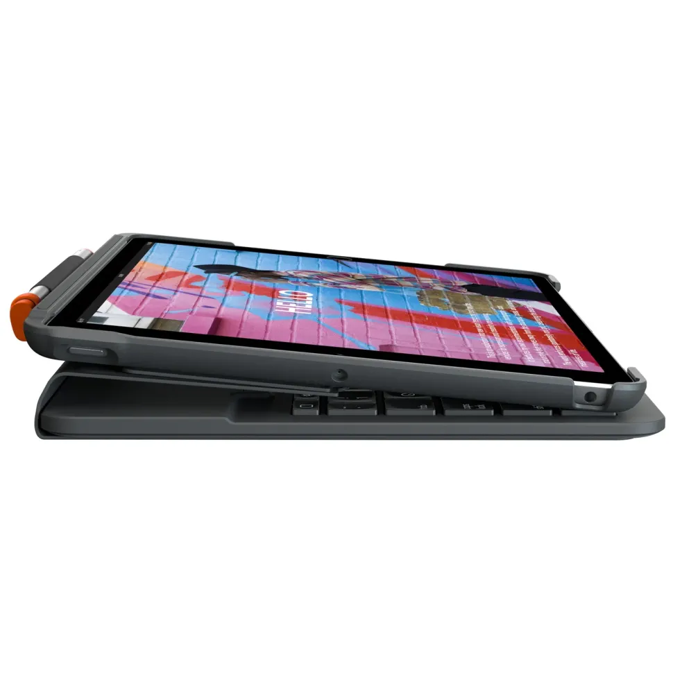 Logitech Slim Folio Tangentbordsfodral för iPad 10,2", Air 3:e och Pro 10,5"