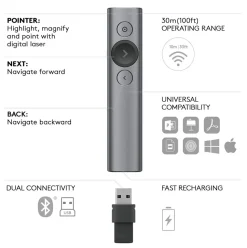 Logitech Spotlight Presentationsverktyg