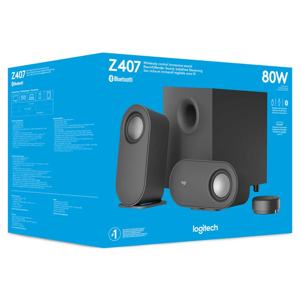 Logitech Z407 Högtalarsystem med subwoofer