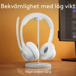 Logitech Zone 300 Trådlöst headset Off-white