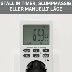 Luxorparts Digital timer 7 dygn