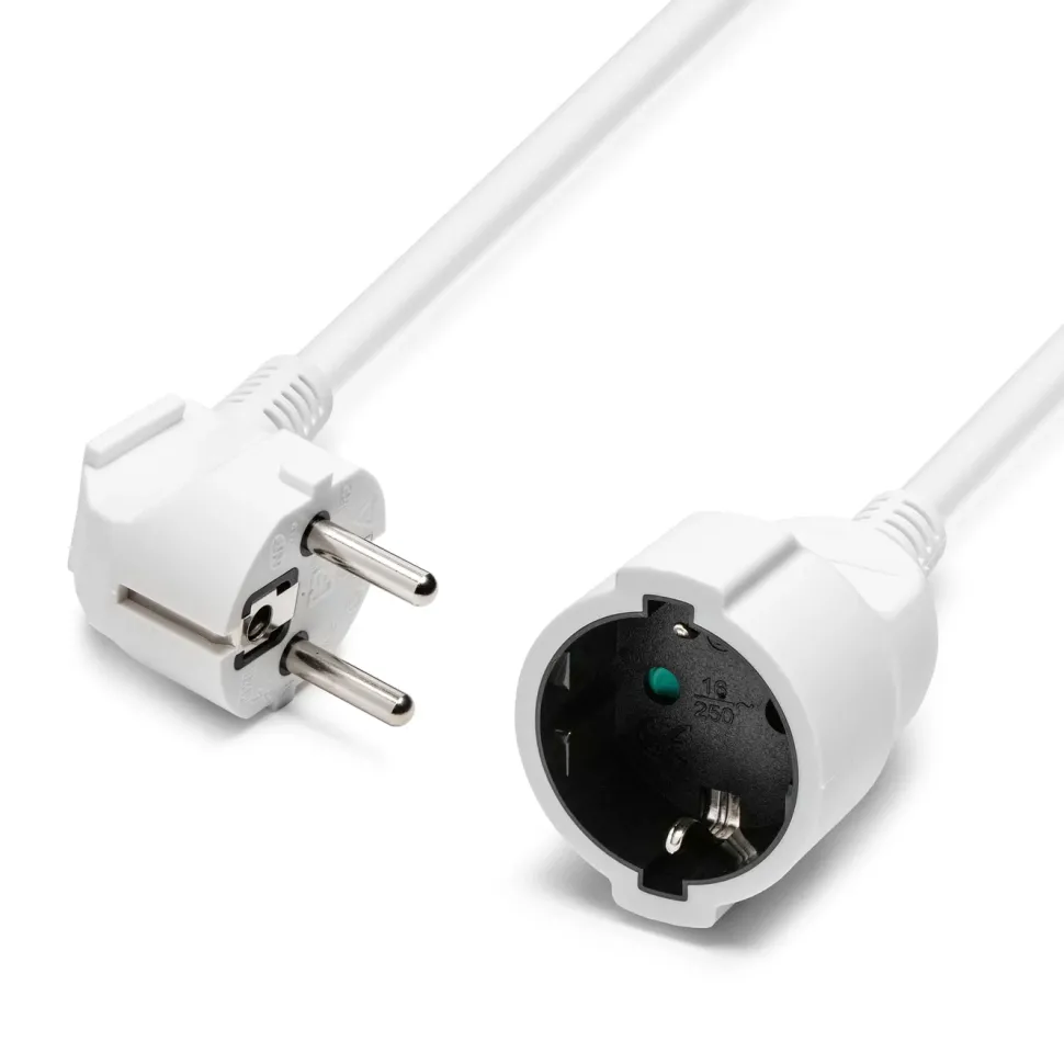 Luxorparts Förlängningskabel Jordad 5 m 2-pack