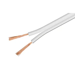 Luxorparts Högtalarkabel 2,5 mm² Vit 10 m