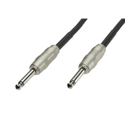 Luxorparts Instrumentkabel 6,3 mm 6 m, Svart