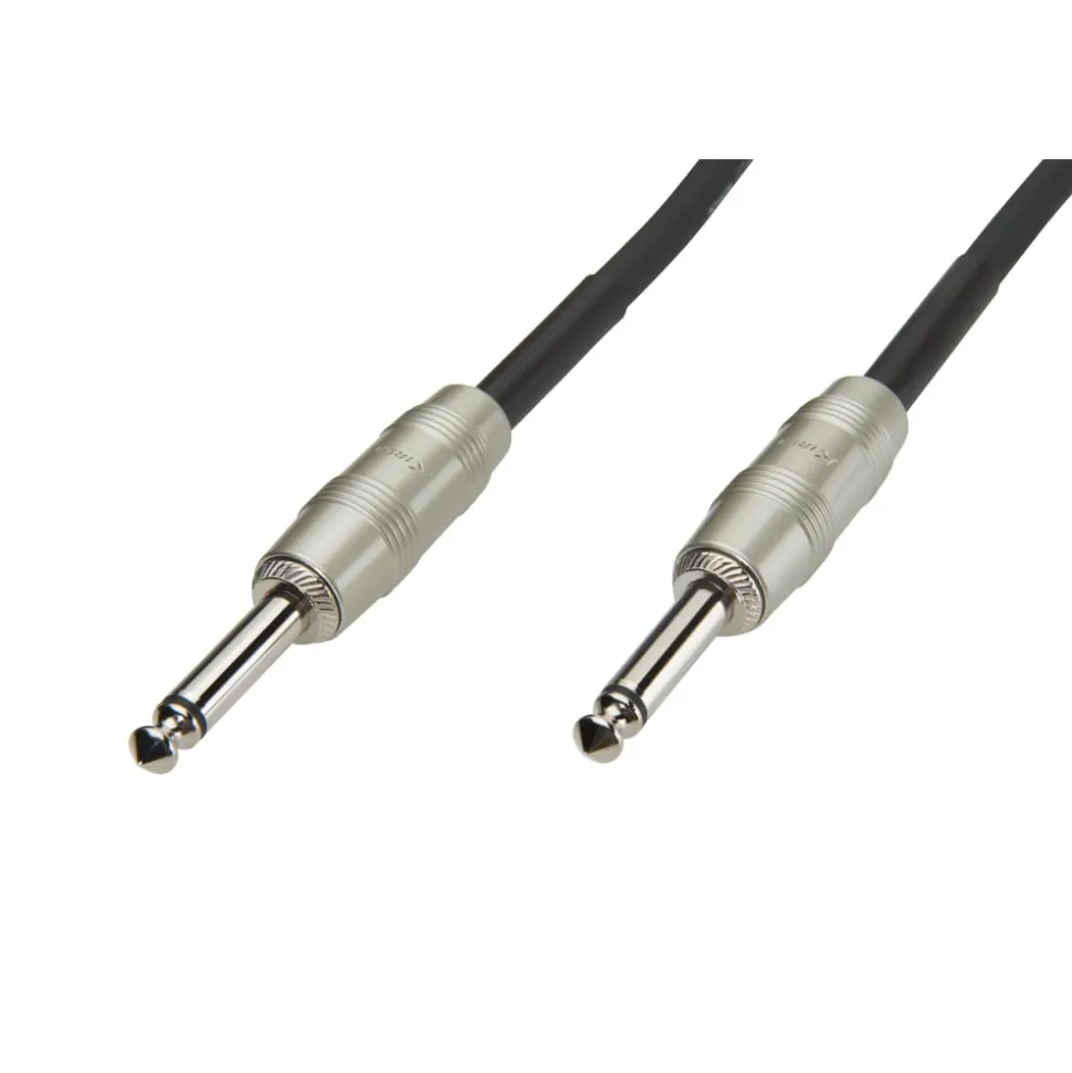 Luxorparts Instrumentkabel 6,3 mm 3 m, Svart