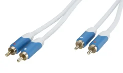 Luxorparts Ljudkabel 2x RCA 0,5 m