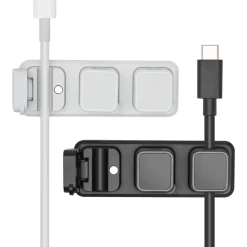 Luxorparts Magnetisk kabelklämma med basplatta Svart (6-pack)