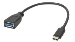 Luxorparts OTG-adapter USB-C till USB-A 0,2 m