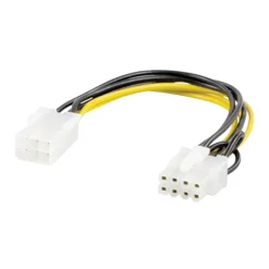 Luxorparts PCI Express-strömadapter 6-pin till 8-pin