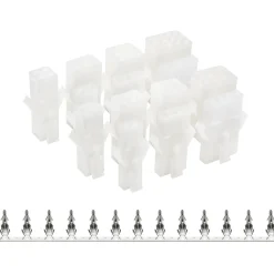 Luxorparts Sortimentslåda kontaktpar med snäpplås 12-pack