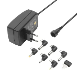Luxorparts Ställbar nätadapter 9-24 V (DC) 24 W