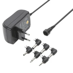 Luxorparts Ställbar nätadapter 3-12 V (DC) 18 W