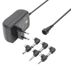 Luxorparts Ställbar nätadapter 3-12 V (DC) 18 W