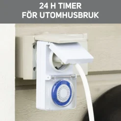 Luxorparts Timer för utomhusbruk 24 h