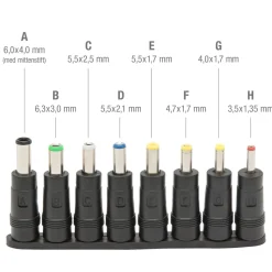 Luxorparts Universal adapterkit 5,5x2,1 mm