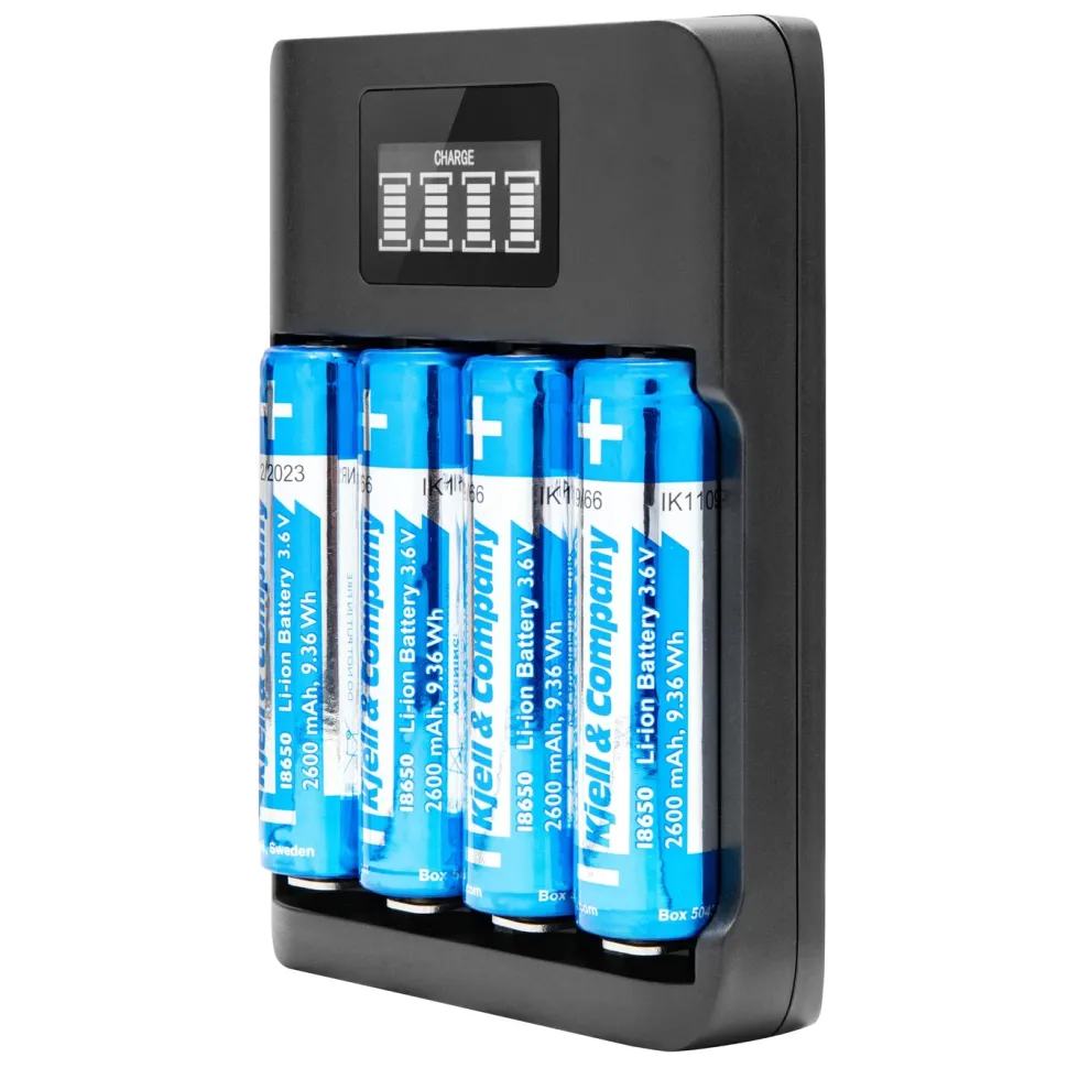 Luxorparts Universal Multi Charger 4 Multiladdare